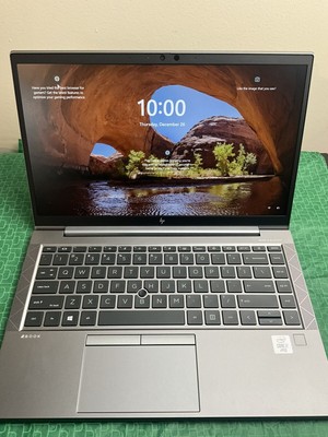 HP ZBook FireFly 14 G7 i7-10610U 1.8GHz 16GB RAM 256GB NVMe SSD Windows 11pro