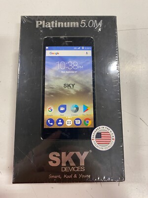 SKY DEVICES PLATINUM 5.0M CELL PHONE 16GB ROM+ 1GB RAM - RED