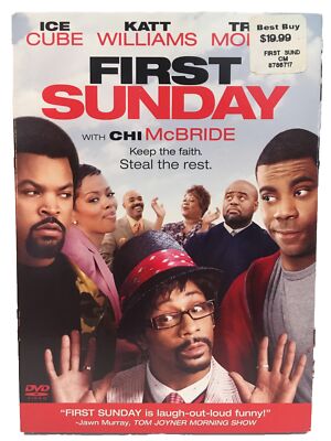 First Sunday (DVD, 2008) W/Slipcover! Cube/Morgan/Williams! Extras! New! Sealed!