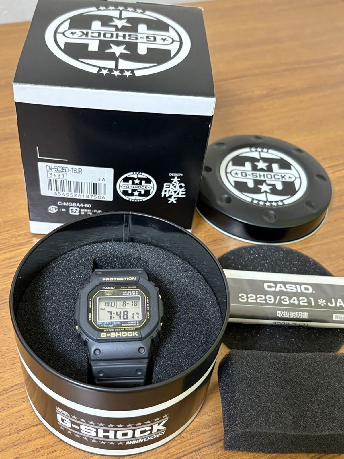 未開封 新品 G-SHOCK DW-5035D-1BJR Amazon.co.jp: [カシオ] 腕時計 ジーショック 35th Anniversary