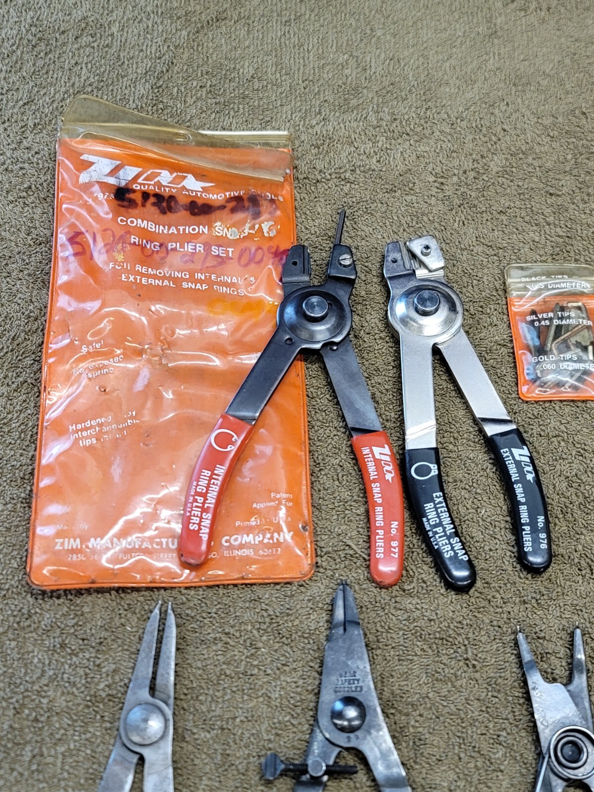 12 Milbar Imperial External Internal Combination Retaining Snap Ring Pliers 47R