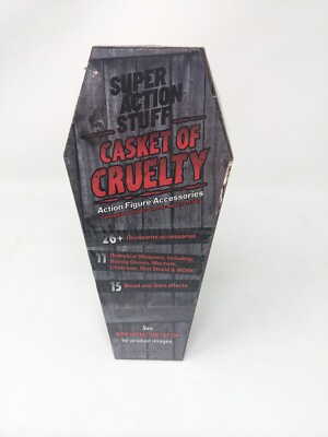 Super Action Stuff Casket Of Cruelty Action Figure Accessories Set NEW 
