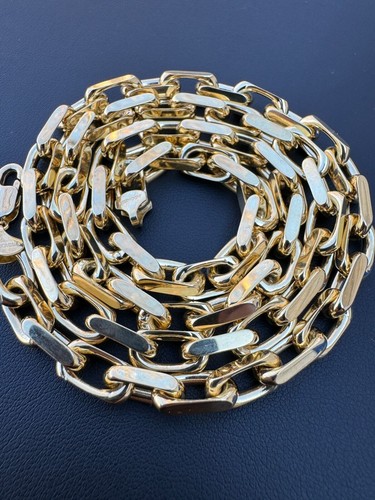 Pre-owned Harlembling Rolo Link Chain Necklace Bracelet - 14k Yellow Gold - 7"-28" - 1.5mm-6mm