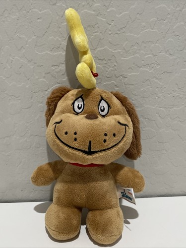 Aurora Dr Suess Max The Dog Plush How Grinch Stole Xmas Stuffed Animal Toy 8”