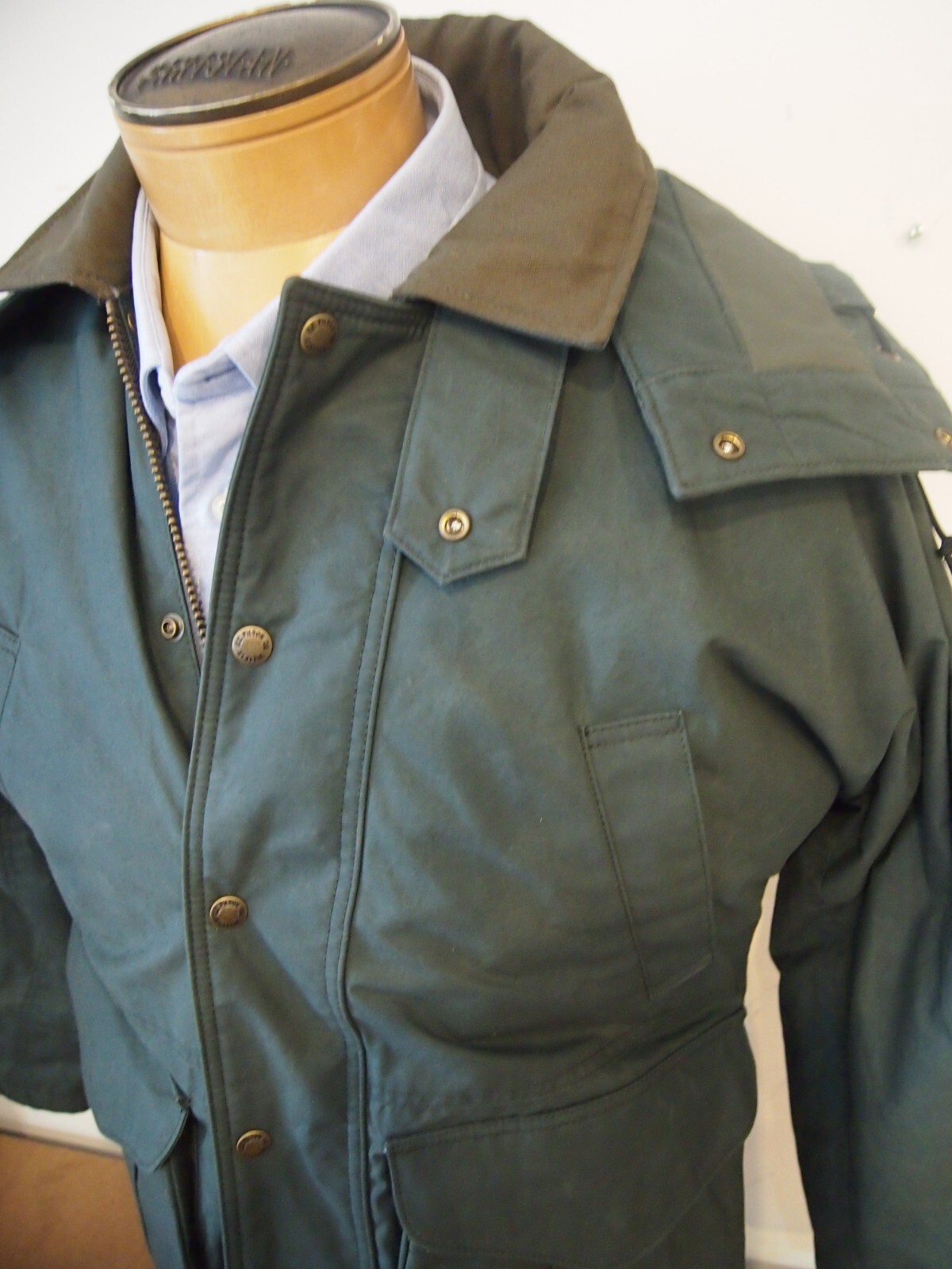 Pre-owned Filson 100% Wax Cotton Ranger Insulated Hooded Field Jacket Xs $595 Green