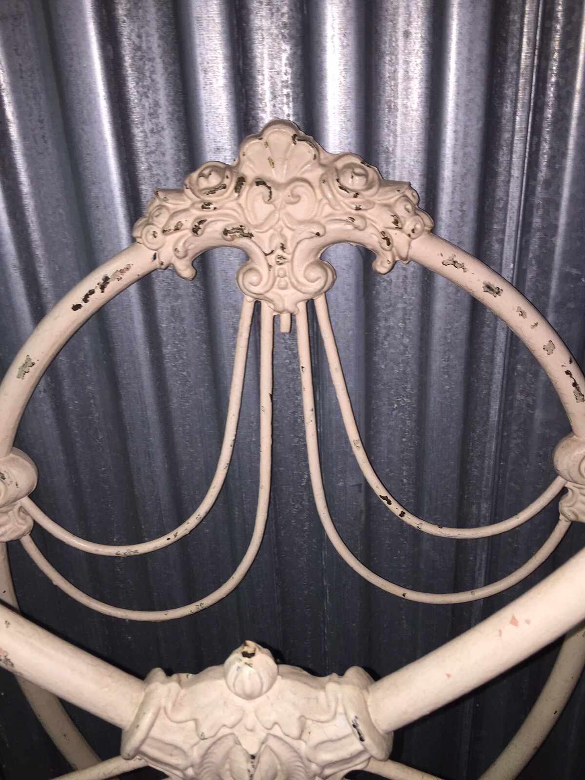 Antique Wrought Iron Double Bed