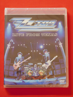 ZZ Top Live From Texas DVD Legs Foxey Lady Just Got Paid La Grange New Sealed
