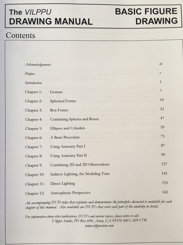 Glenn Vilppu Drawing Manual - 1997 - Soft Cover Spiral Bound Book