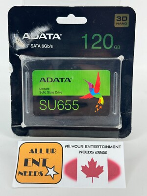 ADATA Ultimate SU650 120GB SATA III 3D NAND 2.5 inch (ASU650SS-120GT-R) Internal