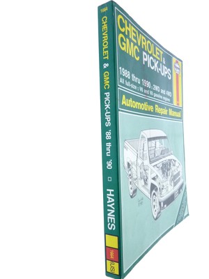 1988 1989 1990 CHEVY & GMC Pick-ups; full-size; 2/4WD V6 & V8 gas; repair manual