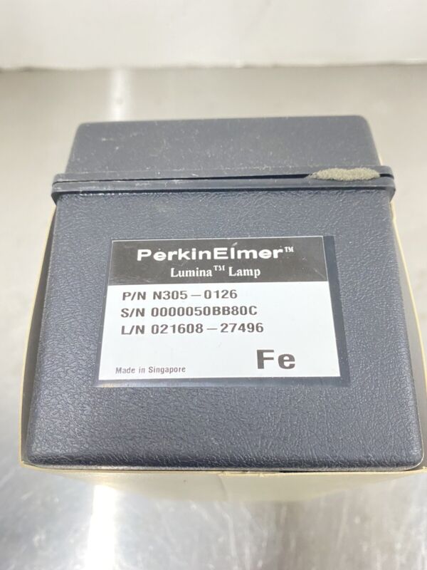 Perkin Elmer N305-0126 Hollow Cathode Lumina Lamp Tube Element: Fe - Iron