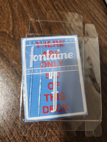 Fontaine 500 Playing Cards Fontaine Futures Set 500 Edition