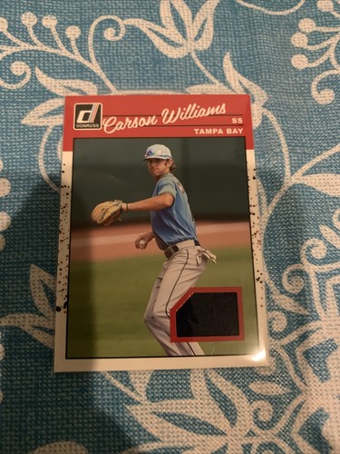 2023 DONRUSS JSY RC CARSON WILLIAMS JERSEY ROOKIE TAMPA BAY