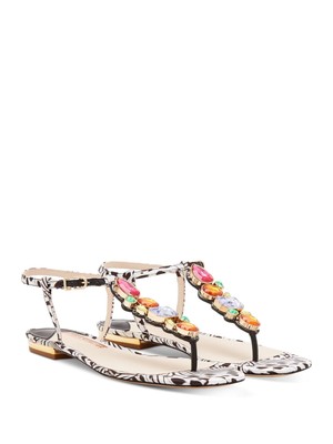 

SOPHIA WEBSTER Женские черные босоножки на блочном каблуке с ремешками и бабочками Ritzy Toe, Черный, FSS21088