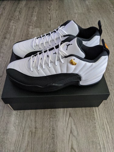★ナイキ★関税送料込 Air Jordan12 Low Golf Black White Nike Air Jordan XII 12 Low G Golf Taxi White Black Gold
