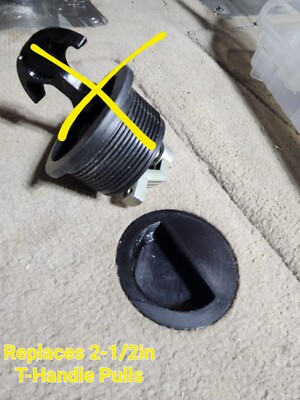 Boat deck pull  2.5 in latch replacement For Perko T Handle And More