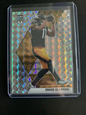 2020 Mosaic Chase Claypool Silver Mosaic #220 Prizm SSP RC Steelers 
