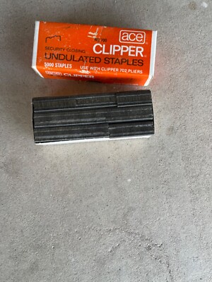 Ace Clipper No 700 Undulated Staples  5000 PC Staples