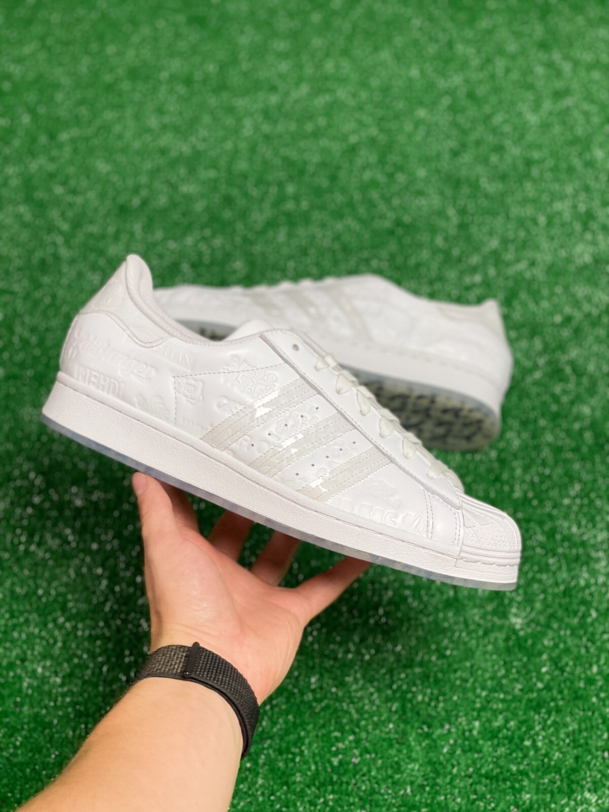 Adidas Originals Superstar ED Banger Records Mens Shoes White FZ5524 NEW Multi