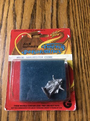 Grenadier Models Julie Guthrie 8136 Armored Fem. Cleric Personalities Fantasy