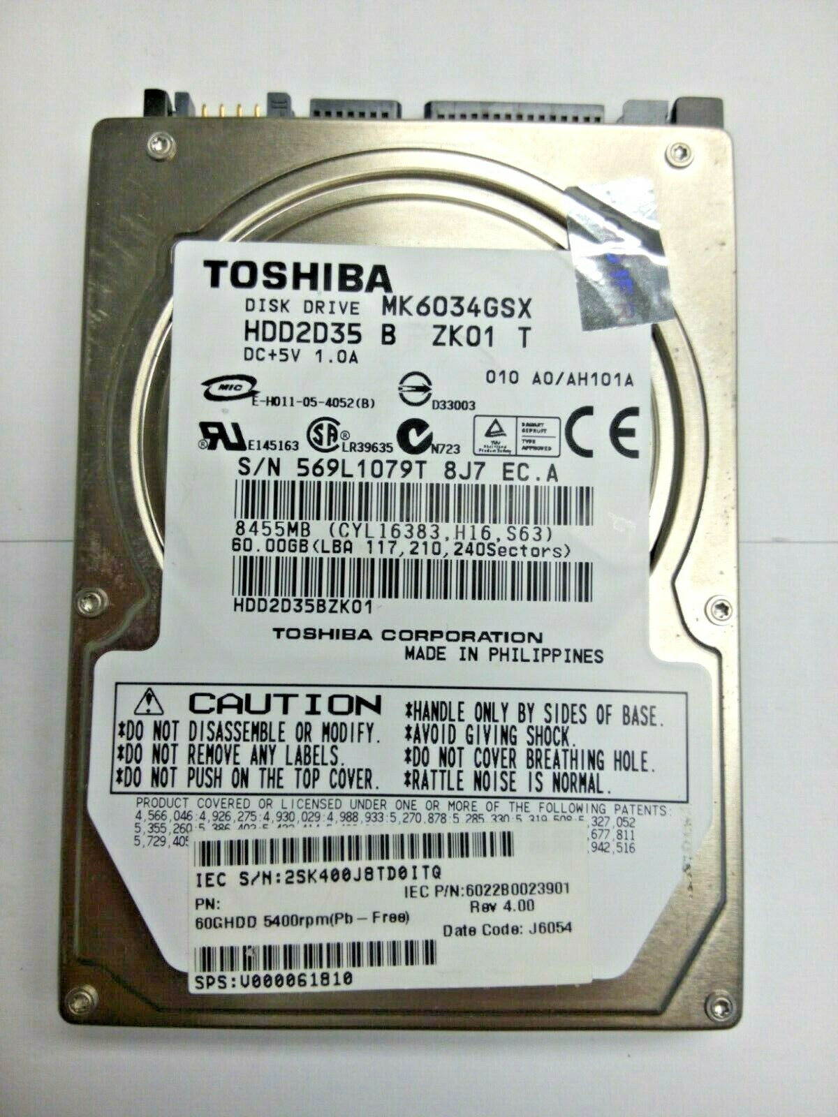 ✨4個セット✨HDD 1000GB✨大容量1TB✨2.5インチ✨06-05