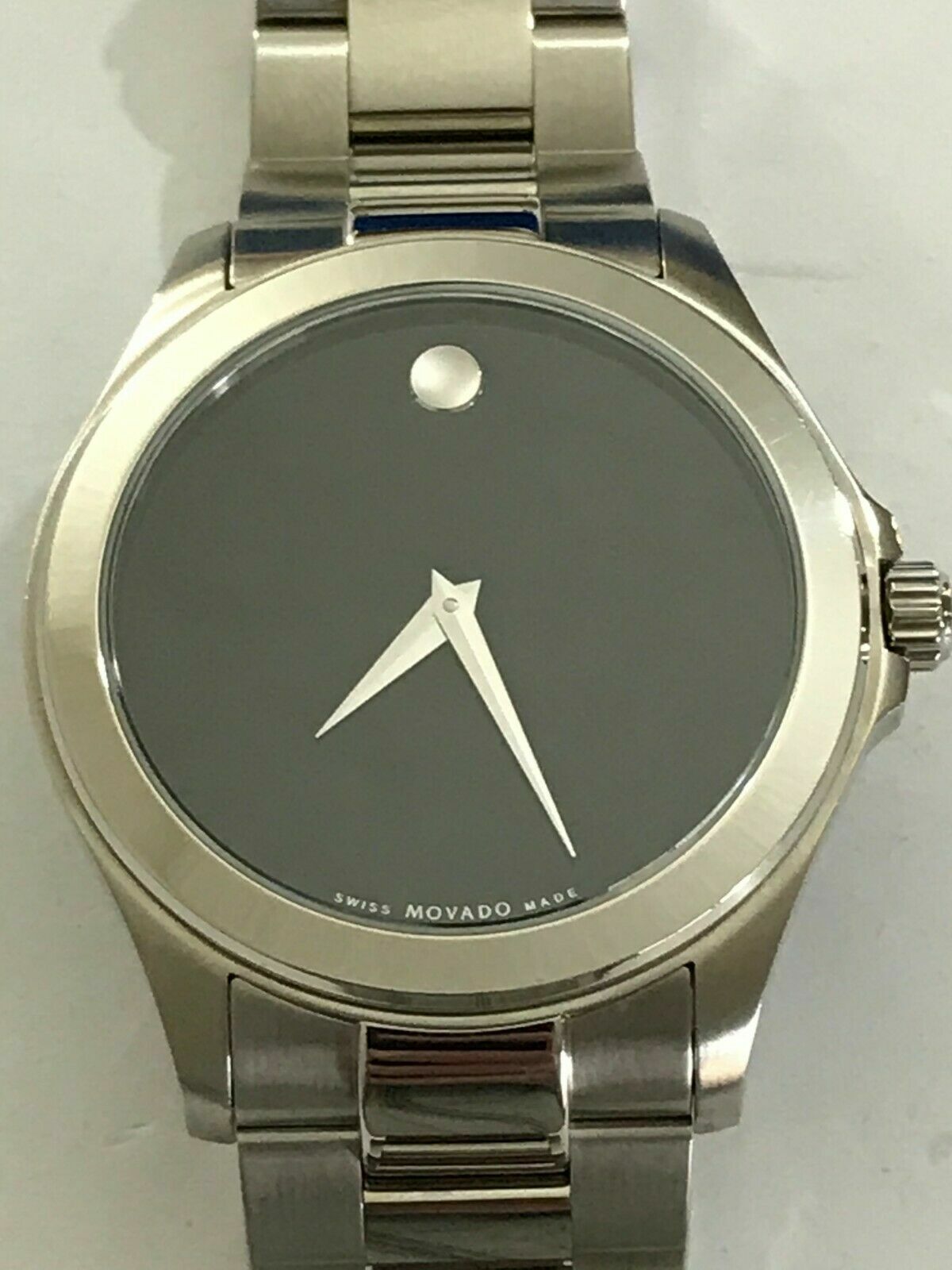 $895 Movado Men's 605746 Junior Sport Stainless-Steel Watch