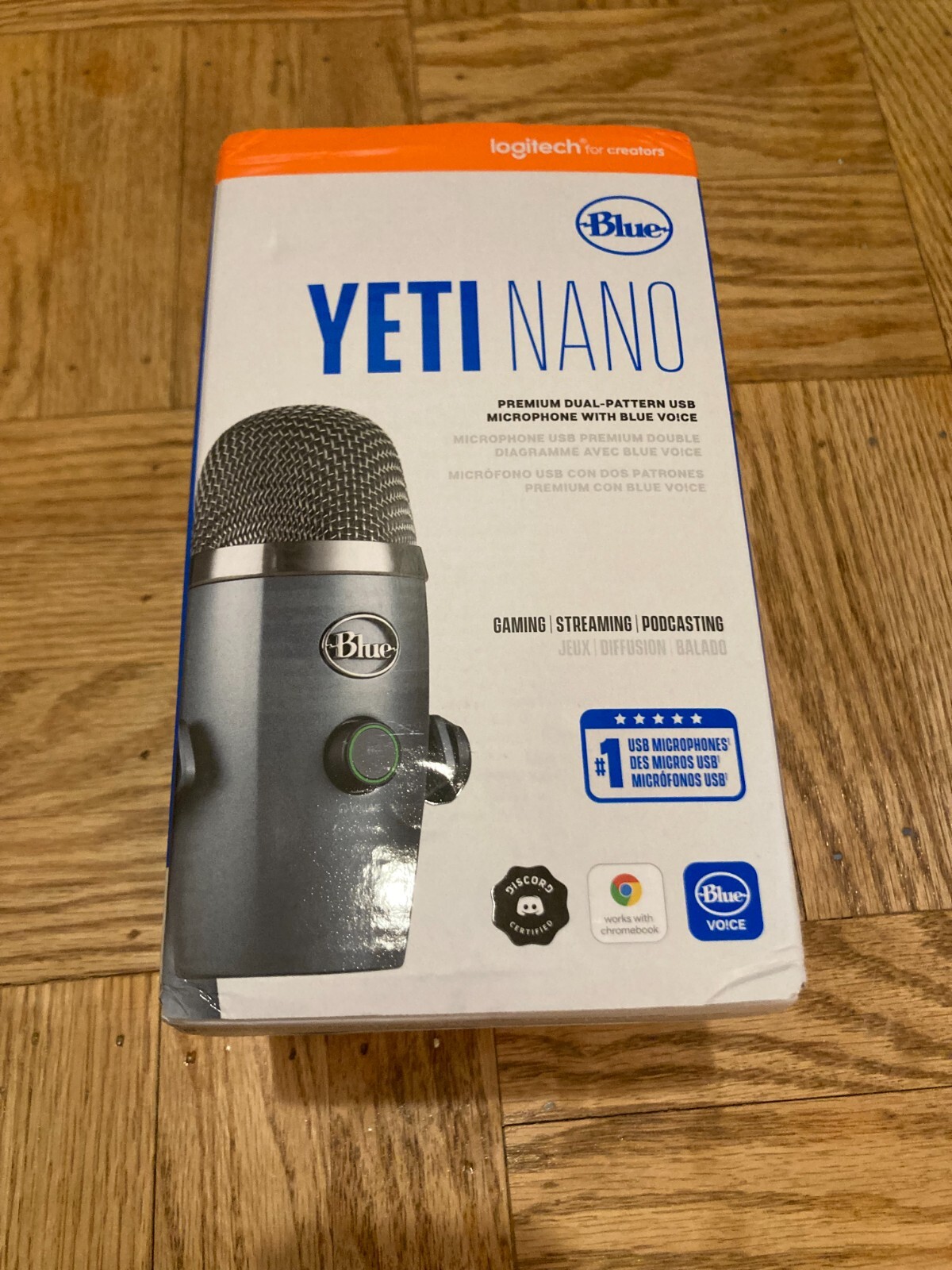 Blue Yeti Nano Premium Duel-Pattern USB Microphone - Gray