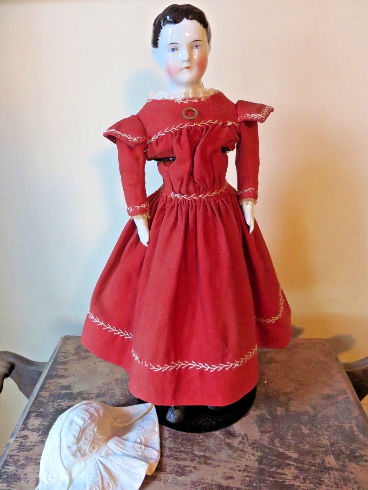 Antique German China Head Doll Kinderkopf 16