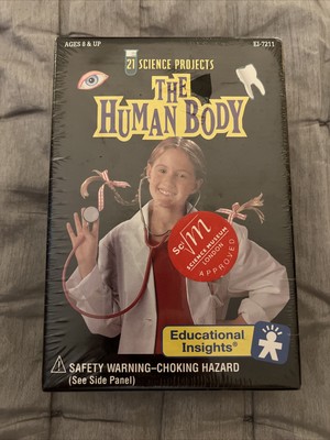 The Human Body 21 Science Projects Brand New Age 8 + Brand New