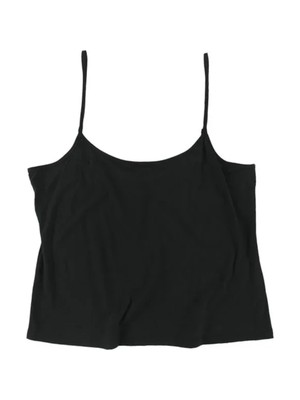 DKNY Womens Black Spaghetti Strap Scoop Neck Cami Top S