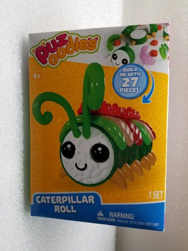 Puzoodles Puzzle Pets Caterpillar Roll Slow Food Dinocake Lot of 3