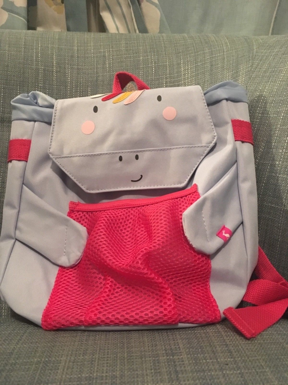 Joules unicorn backpack hotsell