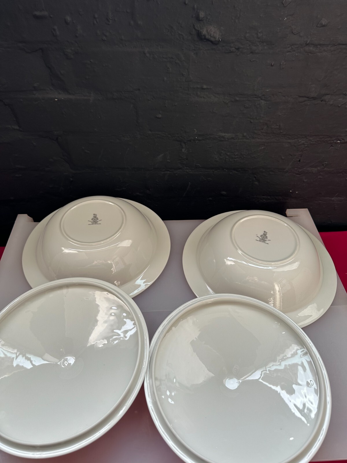 2 x Royal Doulton Clairmont T.C.1033 Covered Vegetable Serving Dishes Bowls