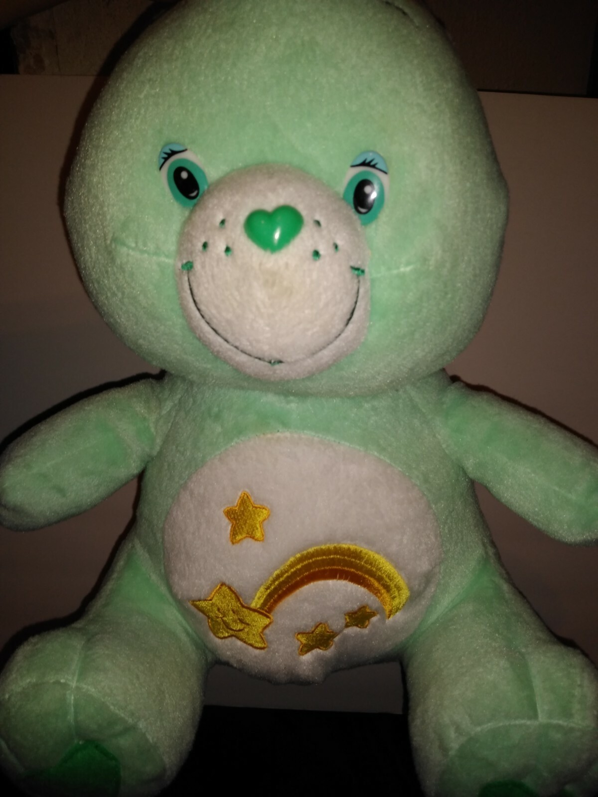 Vintage Soft Cuddly Wish Bear Care Bear  Plush Blue Bear - FREE SHIPPING!