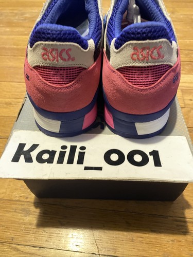 Pre-owned Asics Gel-lyte Iii White Black Pink Kith Kithstrike Rf Ronnie Fieg H301n-0190 B In White Pink