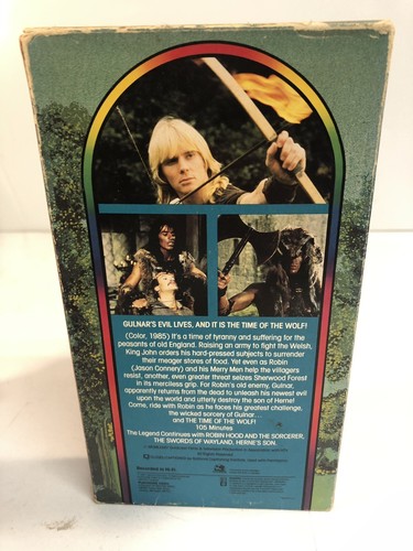 Robin Hood The Legend - The Time of The Wolf VHS
