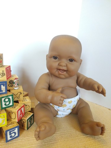 Precious Berenguer African American Chubby Lots To Love Baby Doll 13”