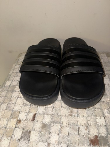 ADIDAS WOMENS ADILETTE PLATFORM SLIDE SANDAL Size 9 | eBay