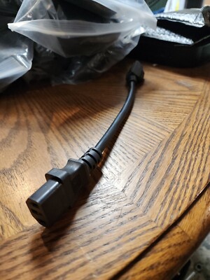 1FT Universal 3 Prong AC Power Cord Cable 18 AWG for Computer Printer Monitor TV