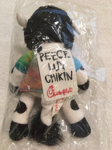 Chick-fil-a Peece Luv Chikin Plush Cow Mascot New In Bag