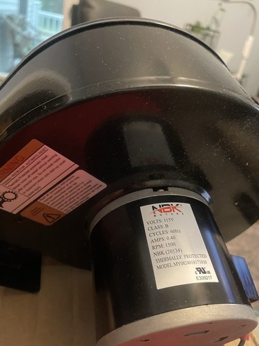 Pellet Stove Convection Fan Motor Blower Model MY08240181710