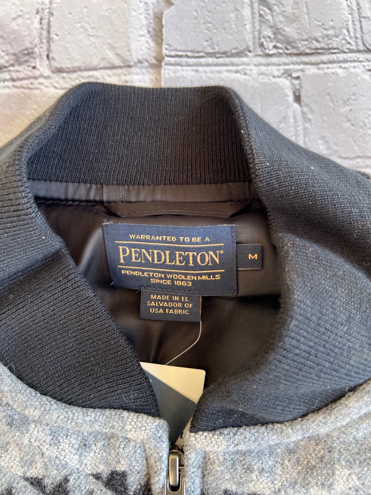 Pre-owned Pendleton Mens  Journey West 100% Wool Zip Bomber Jacket Coat Medium $299 In Multicolor