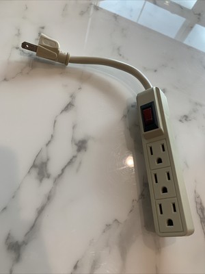 mini 3 outlet 6 inch Extension Cord