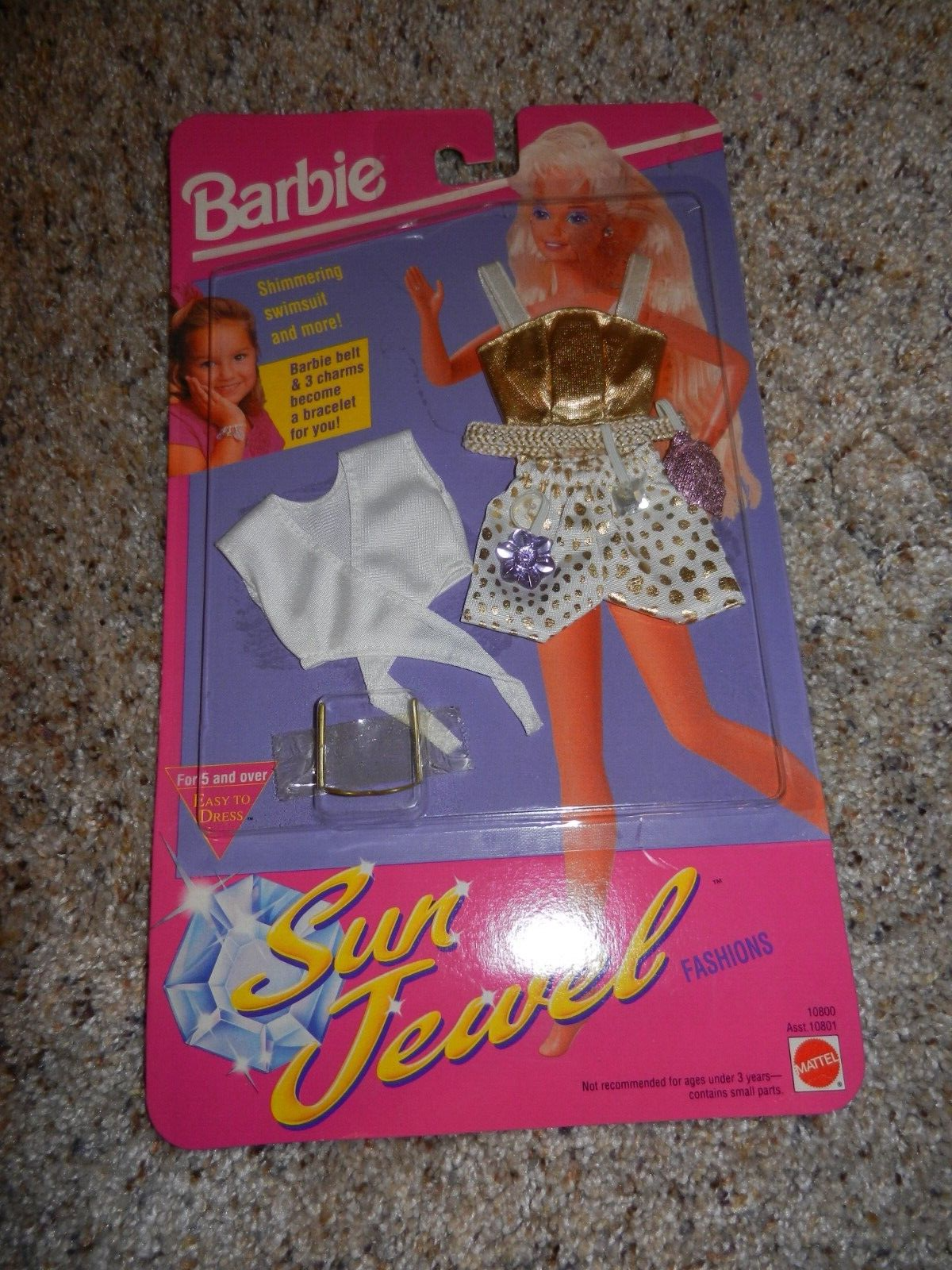 1993 BARBIE SUN JEWEL FASHIONS #10800 NRFP | eBay