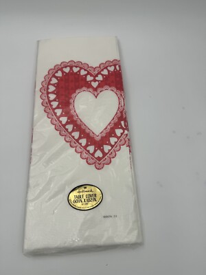 Hallmark Valentines Table Cover 60'' x 102'' NWT