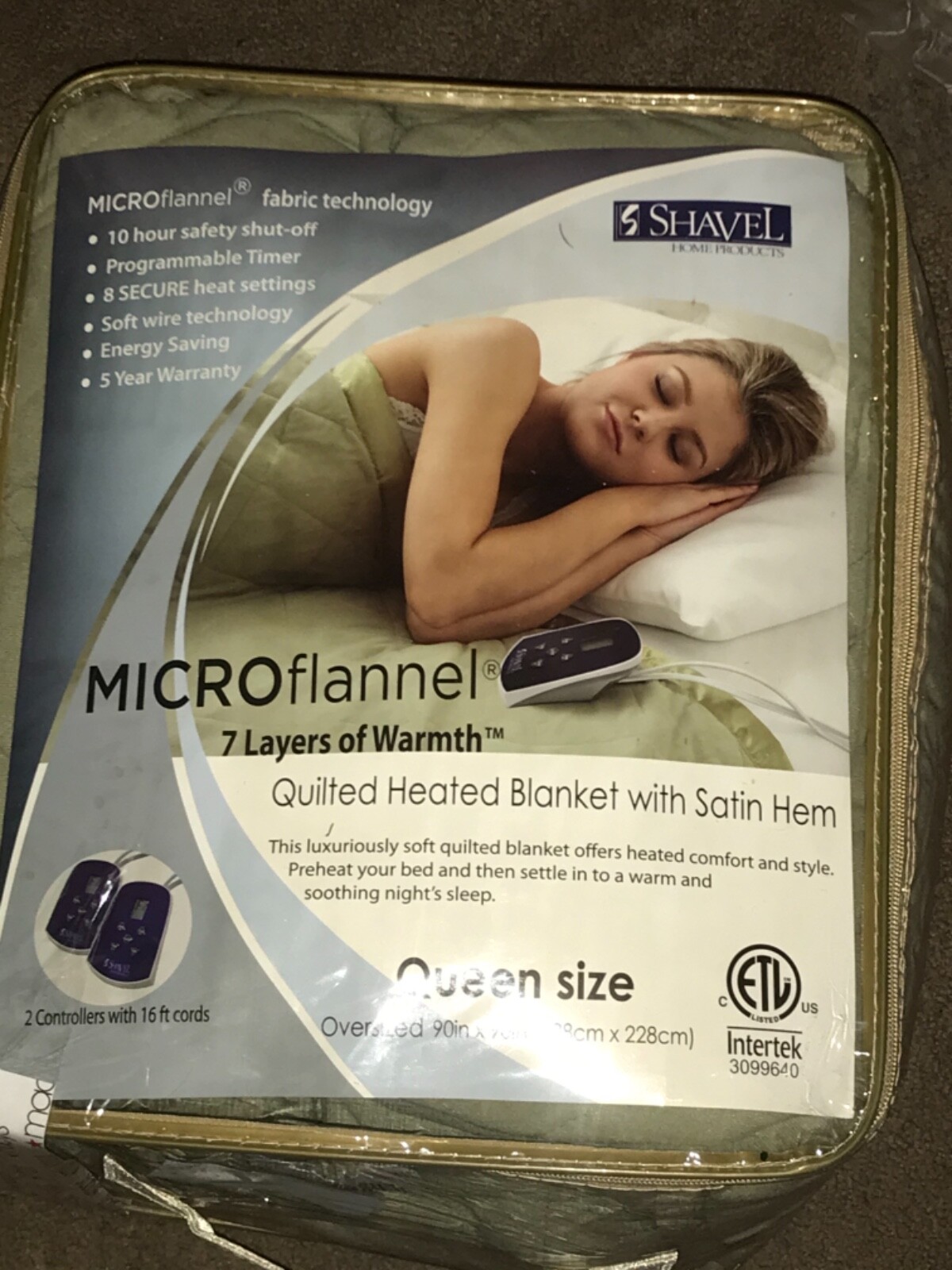 Shavel Micro Flannel Electric Blanket