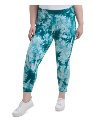 

Женские темно-бирюзовые узкие леггинсы для активного отдыха CALVIN KLEIN PERFORMANCE Plus, Teal, PF1X6415