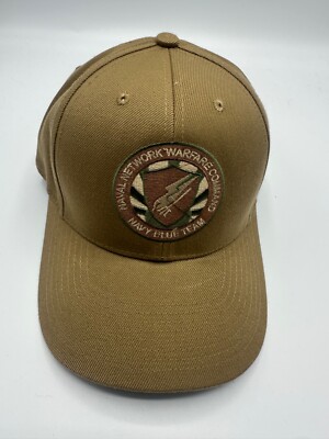 Naval Network Warfare Command Logo The Corps Beige Baseball Cap Hat One Size
