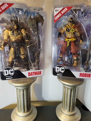  MCFARLANE DC Page Punchers  BATMAN and ROBIN Endless Winter lot Of 2 NIB
