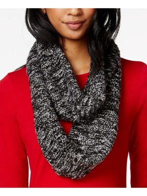 

KENSIE Женский черный вязаный шарф Infinity